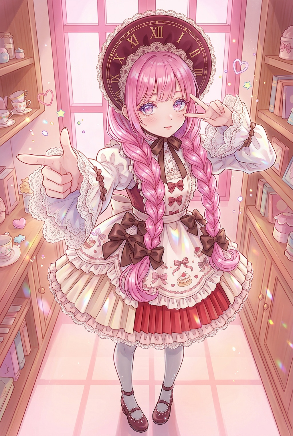 時の薔薇と微笑の少女