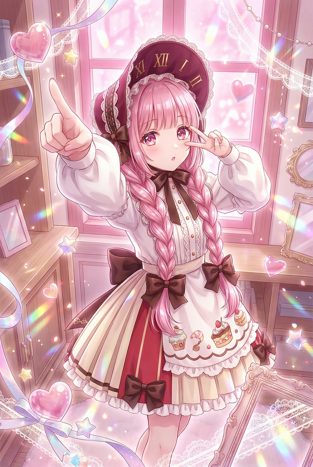 時の薔薇と微笑の少女