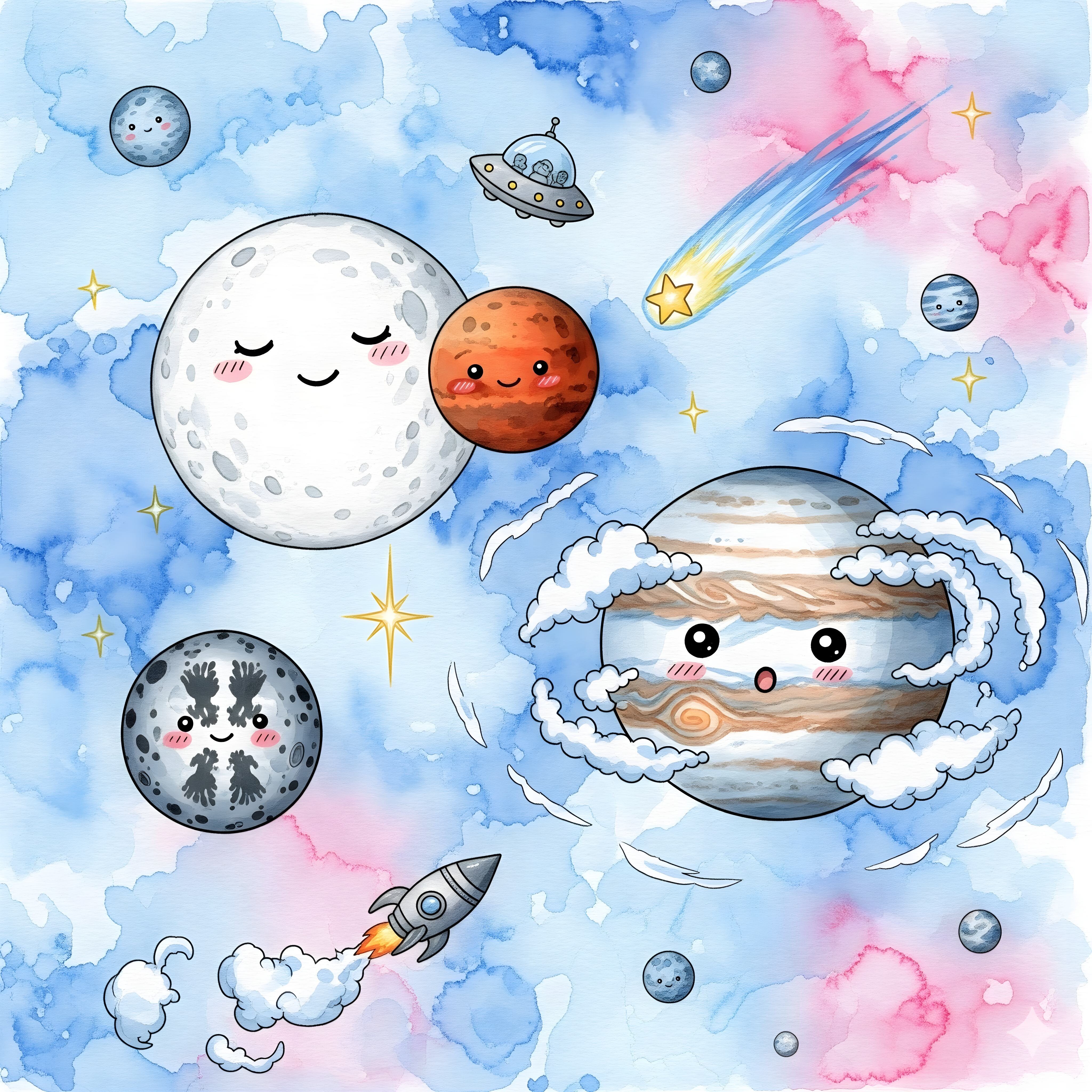 可愛い宇宙空間