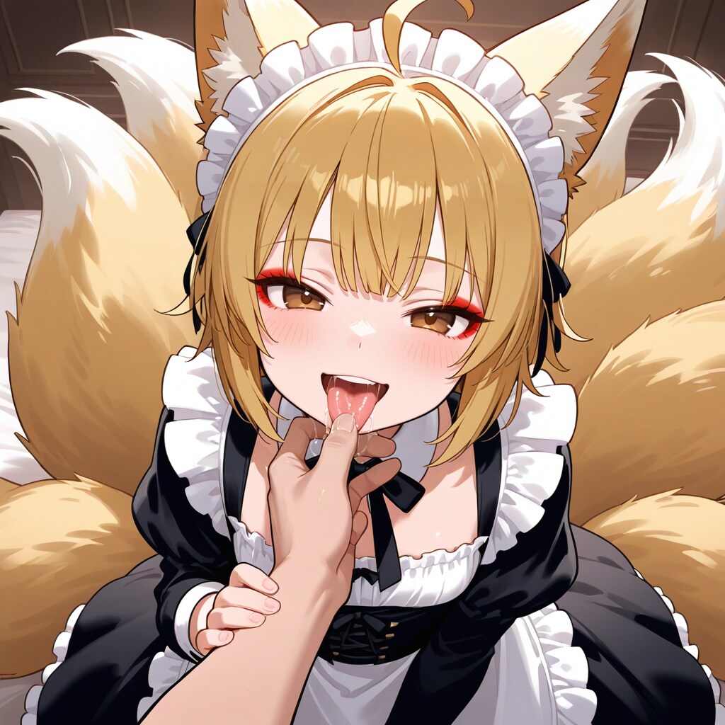 ぺろぺろはむはむ狐っ娘