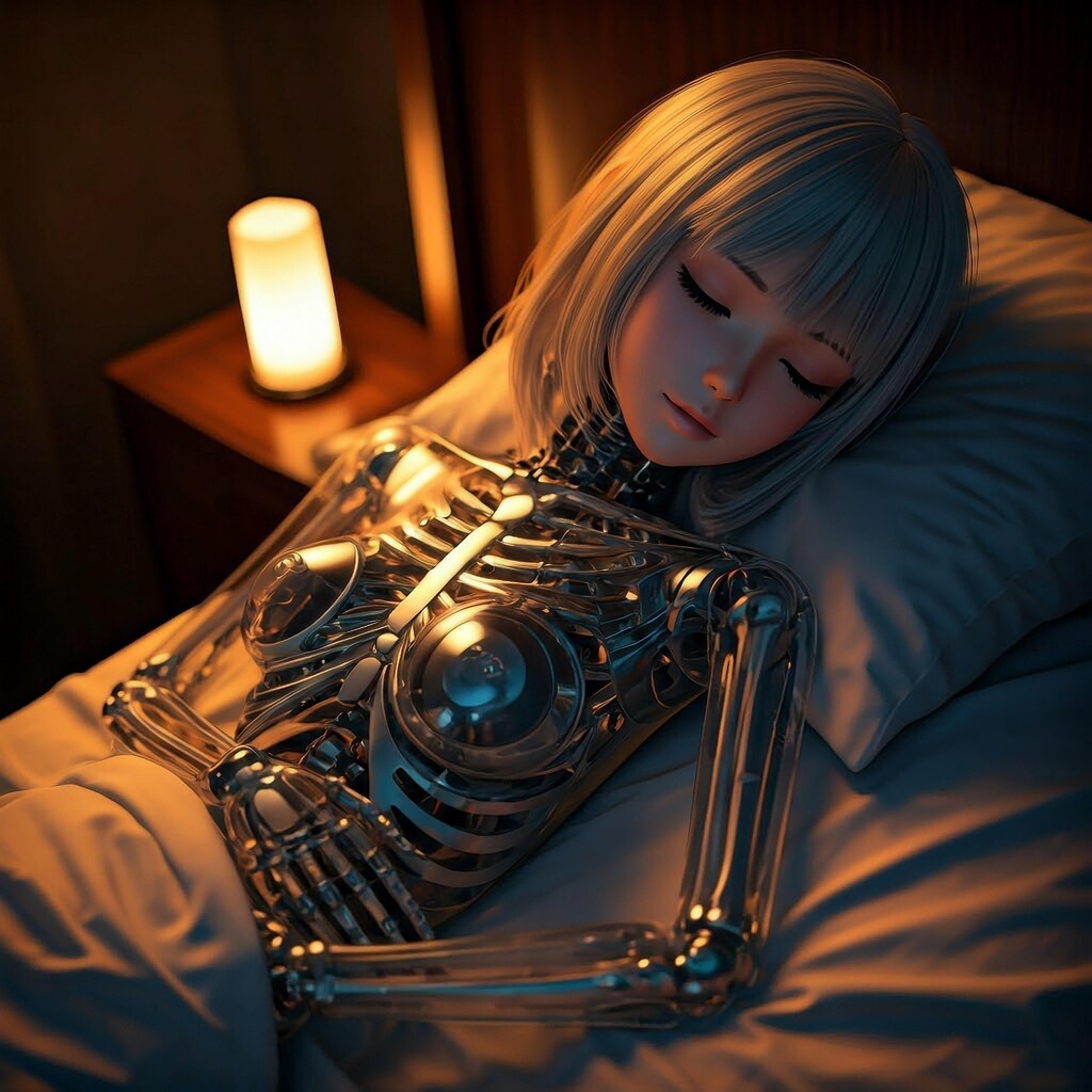ごめんね、本当はロボットだったんだ。