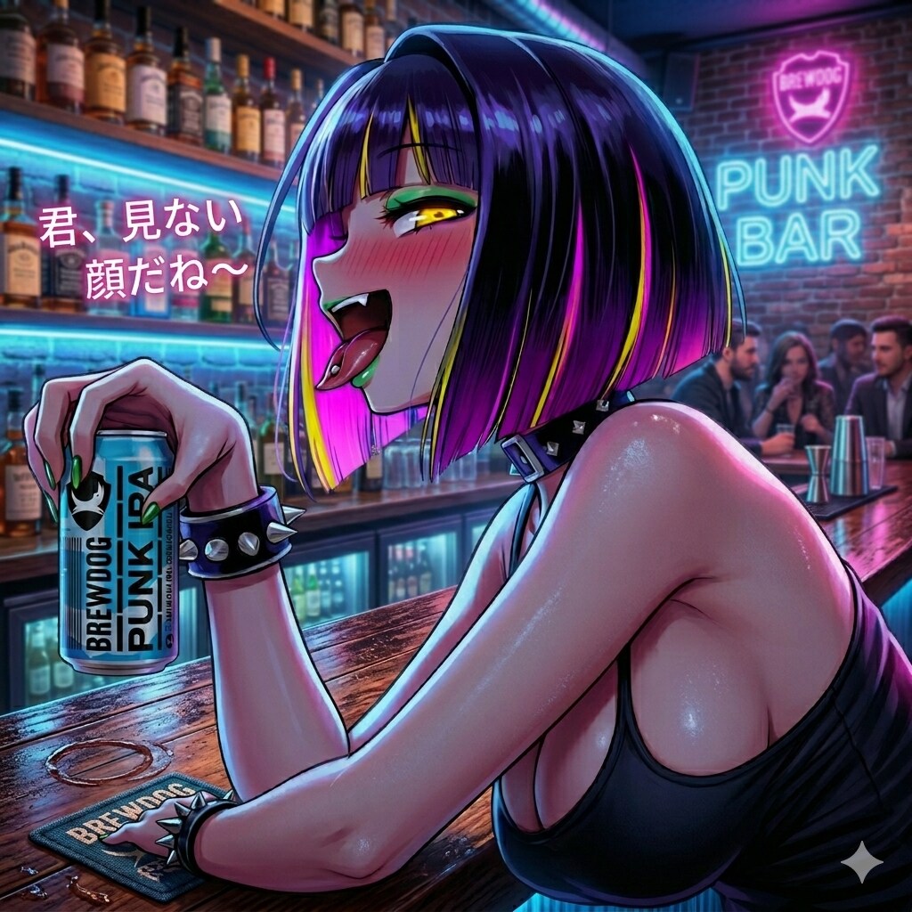 PUNKなお姉さん　絡み酒