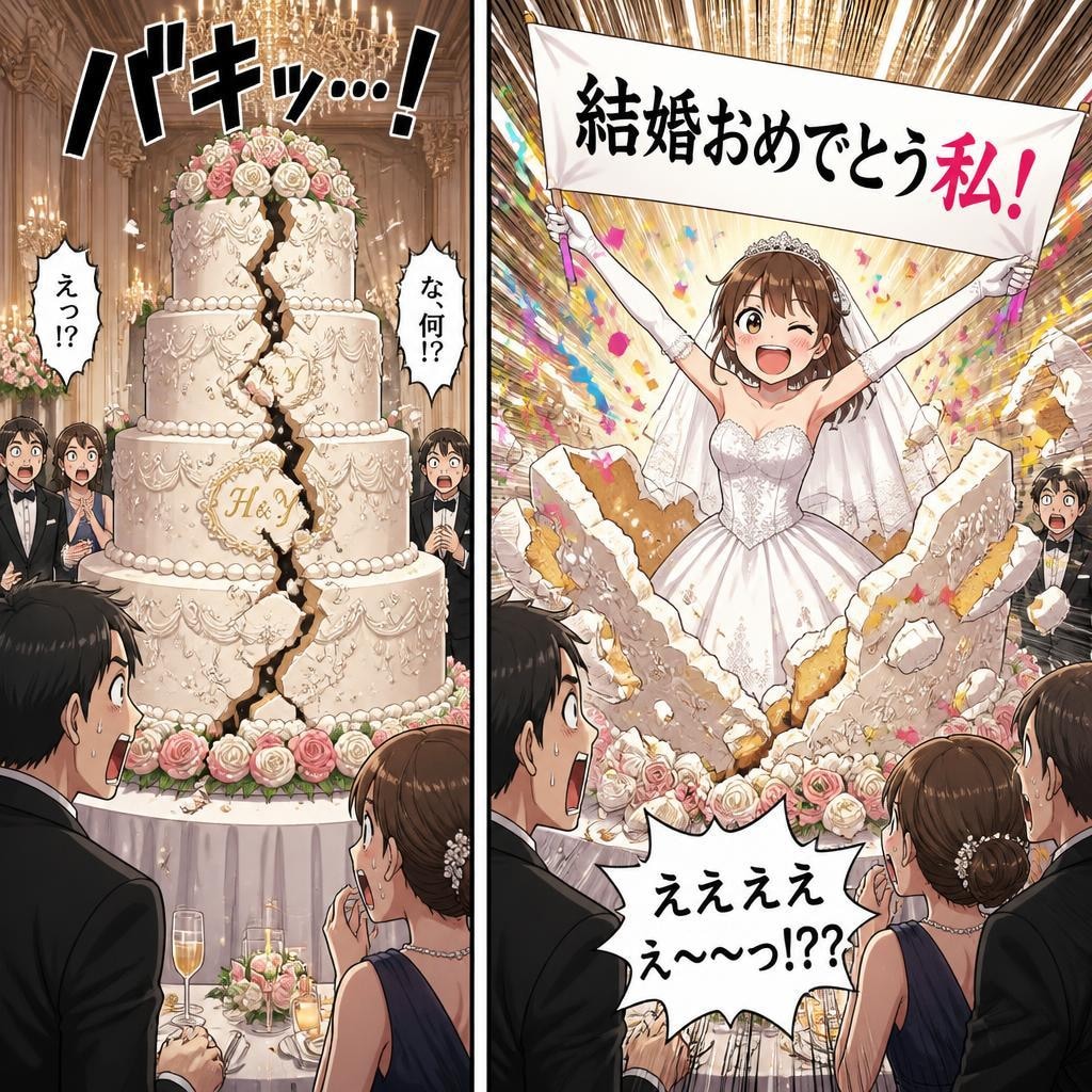 結婚おめでとう私