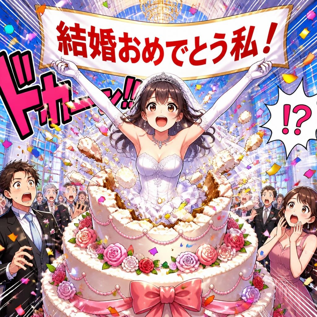 結婚おめでとう私