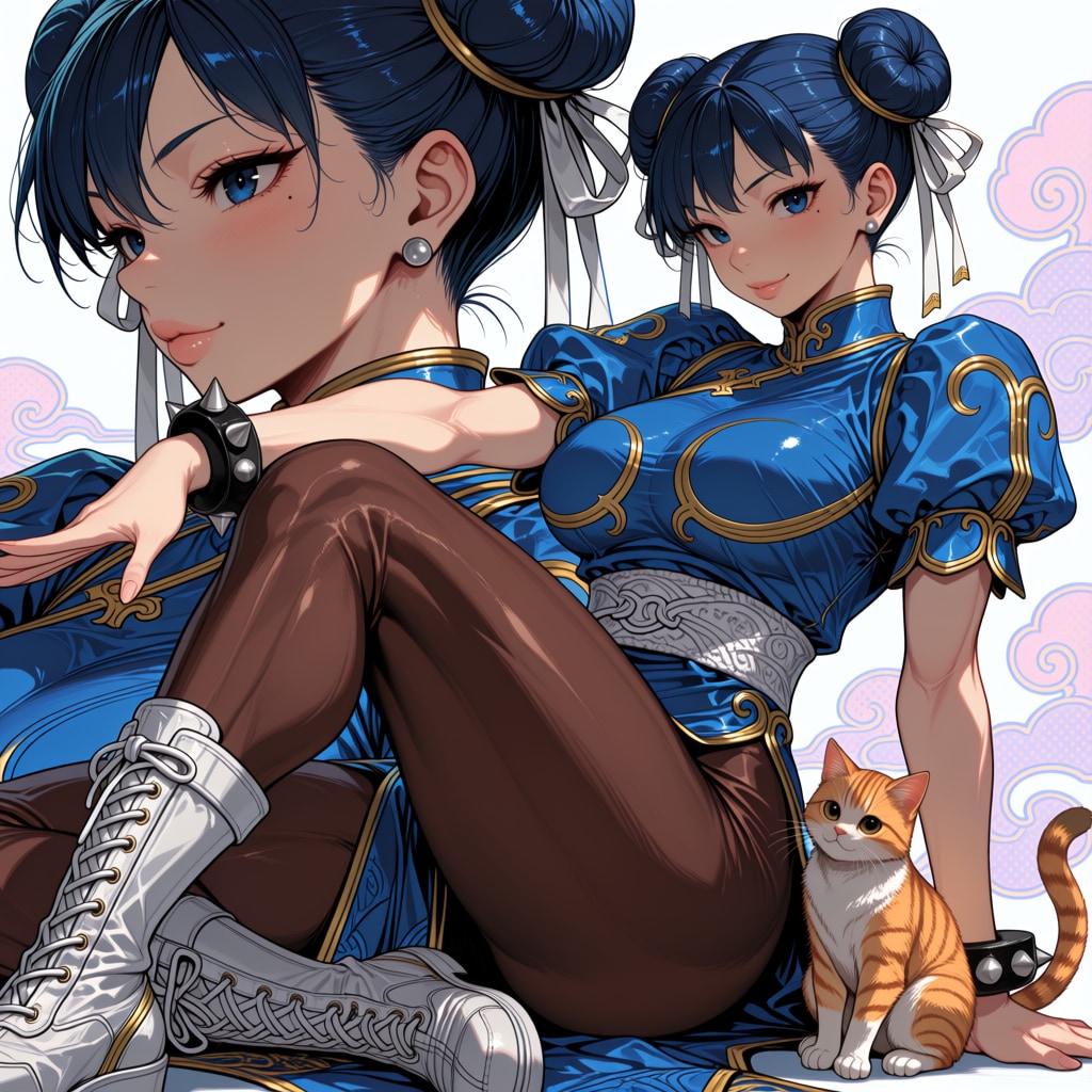 あい、春麗スタイルで華麗に決める！ | の人気AIイラスト・グラビア