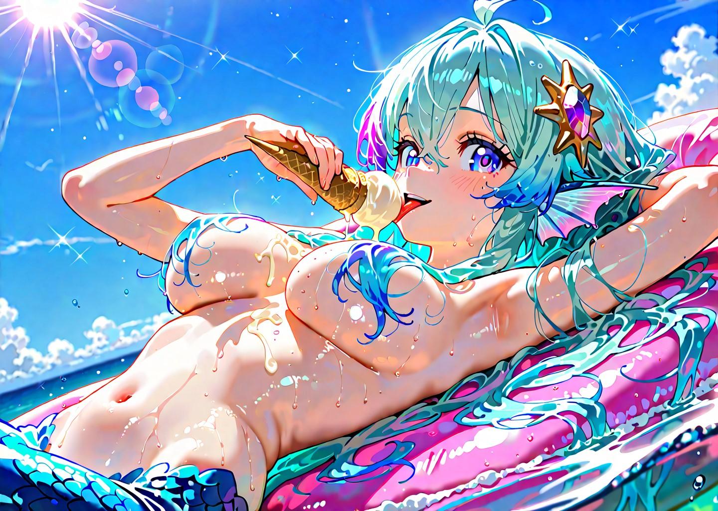 12枚）人魚とソフトクリーム②