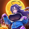 ハロウィン毒スライムブルマコスプレ人妻タンク 2枚目