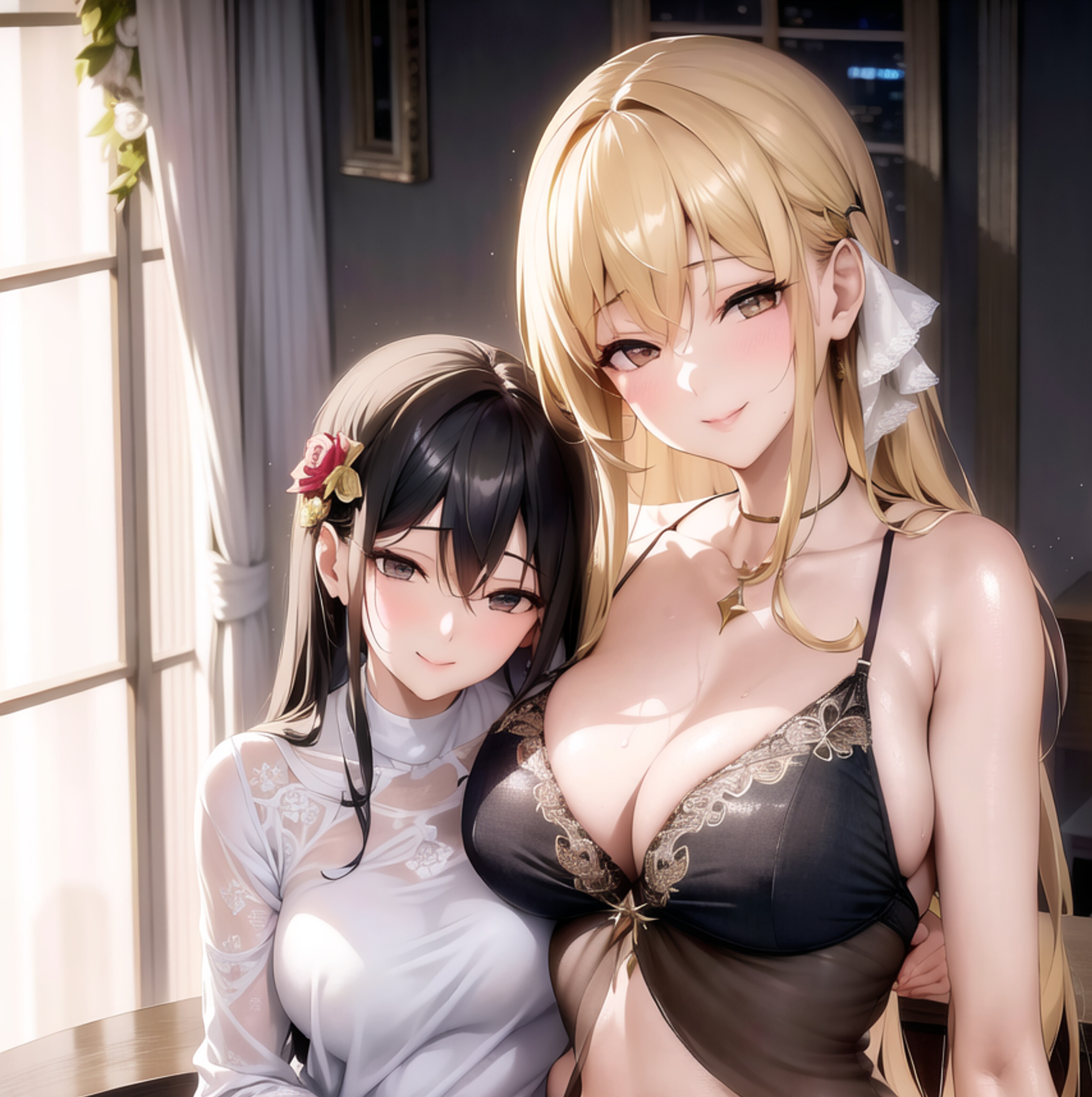 小さいコ、それとも…アタシが大きいのかしら？