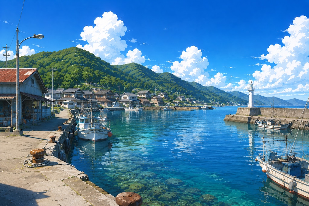 田舎の夏景色