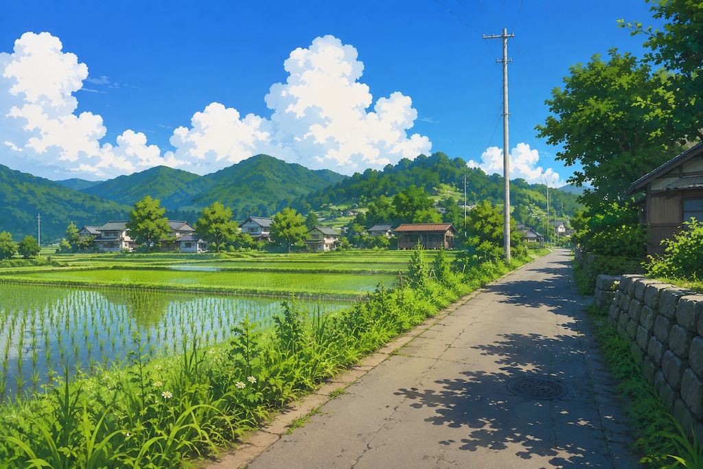 田舎の夏景色