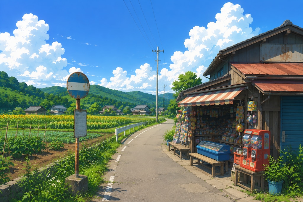 田舎の夏景色