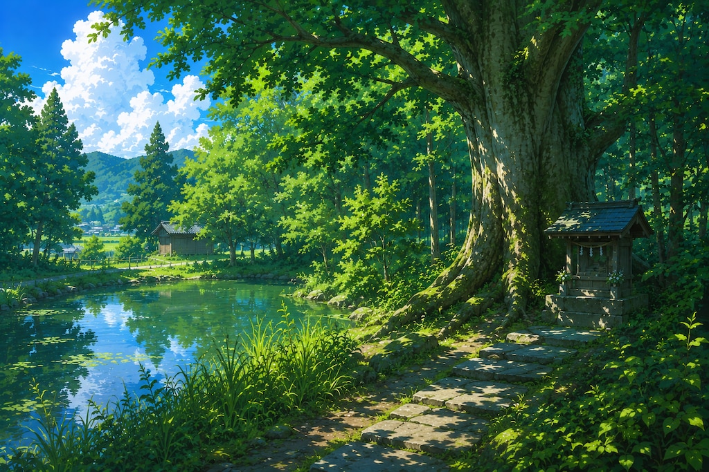 田舎の夏景色