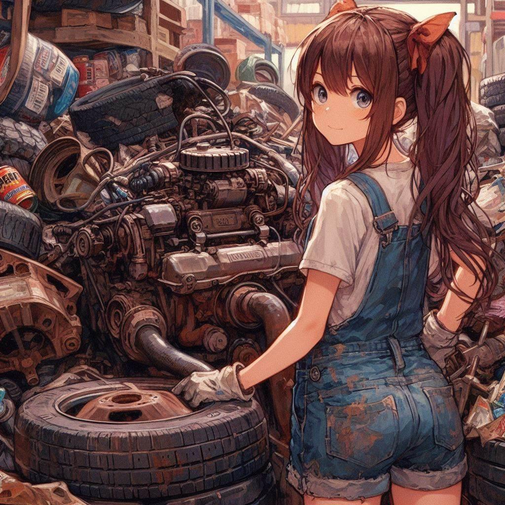 ジャンク屋の女の子
