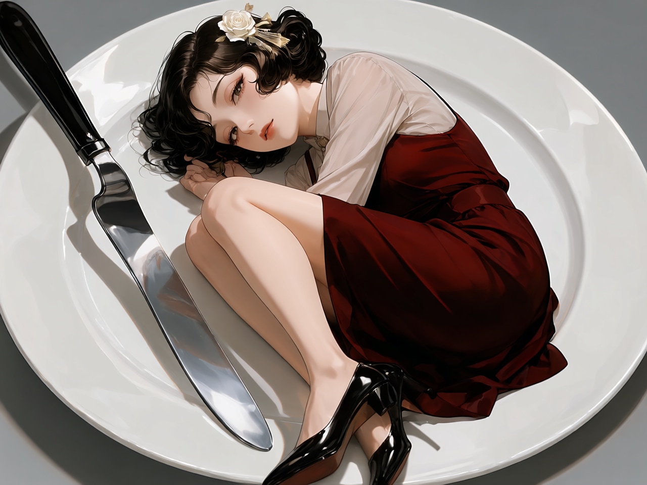 🍴 | の人気AIイラスト・グラビア