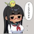 インコを乗せる太まゆ姉ちゃん 10枚目