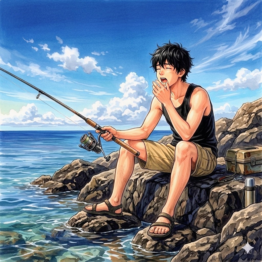 釣り男 | の人気AIイラスト・グラビア