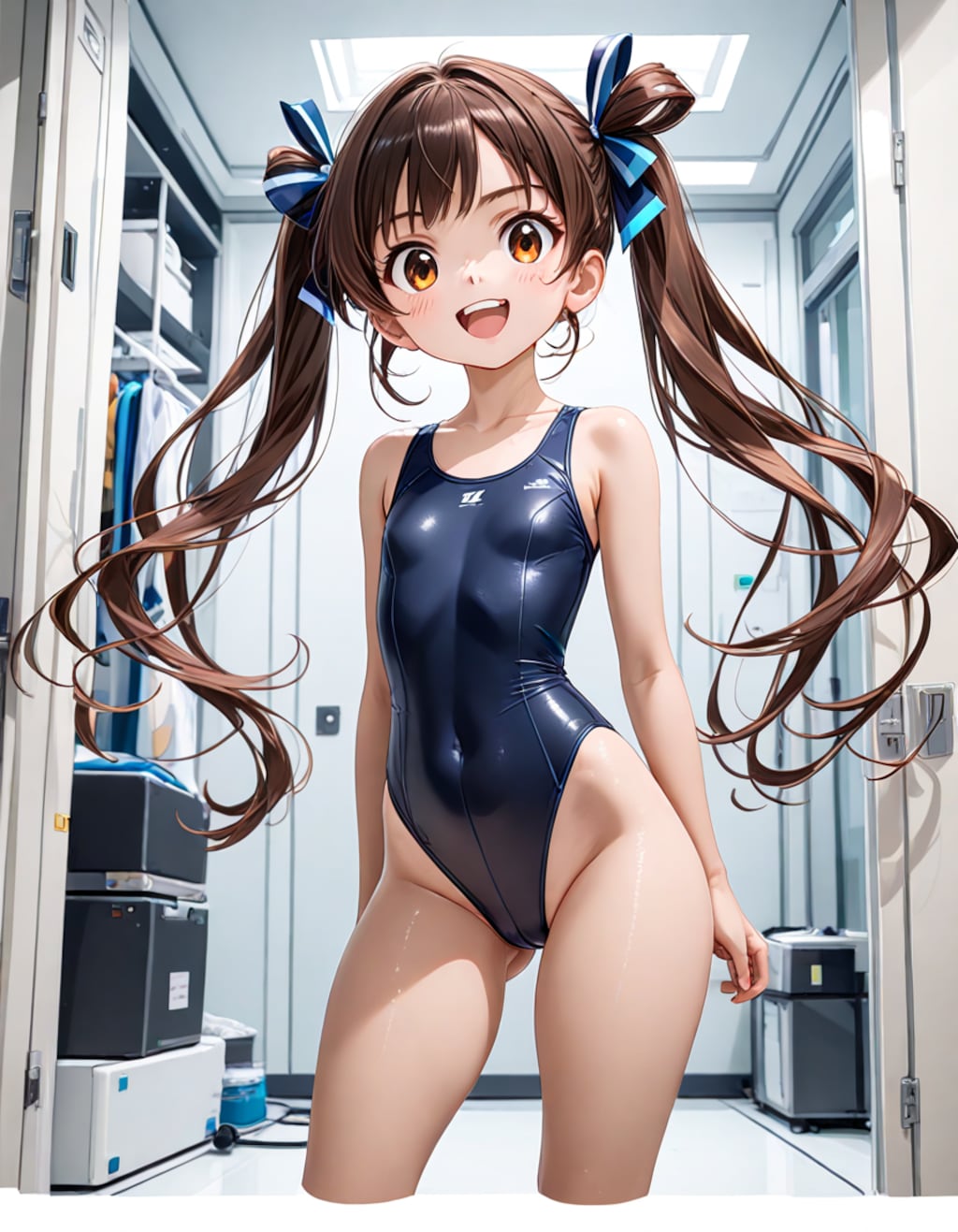 シンプル競泳水着