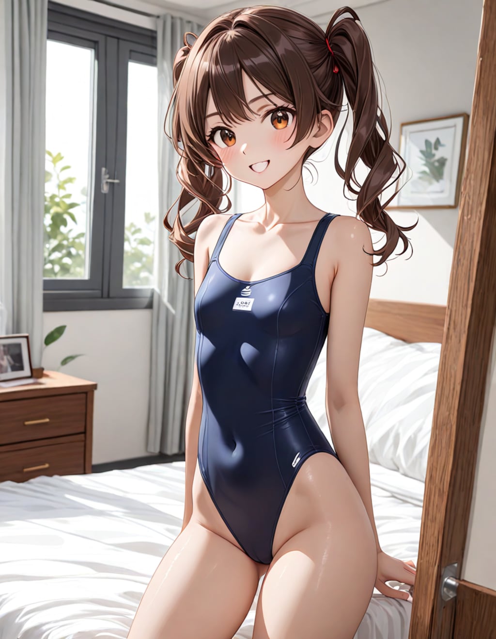 シンプル競泳水着