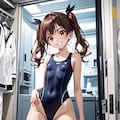 シンプル競泳水着 4枚目