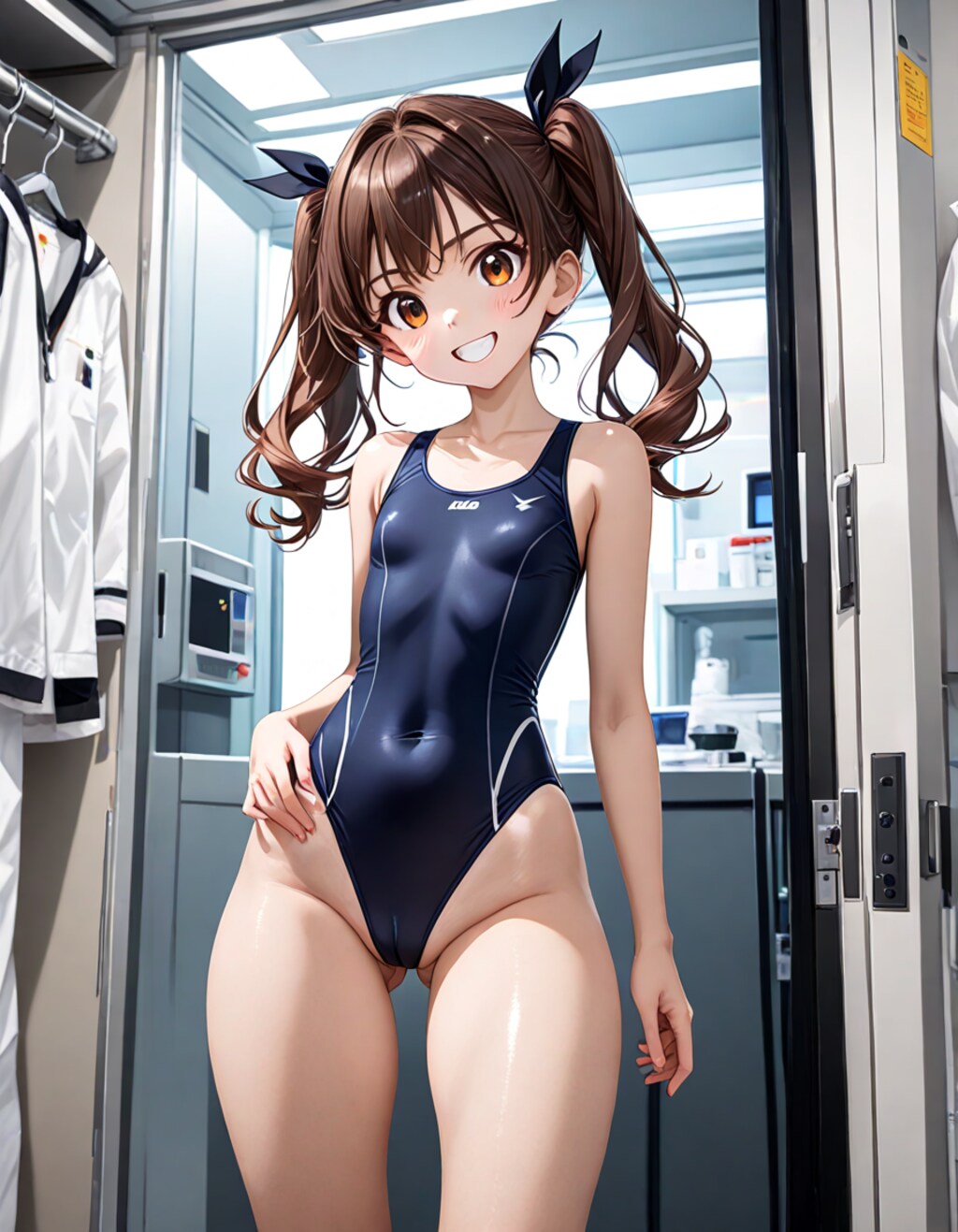 シンプル競泳水着