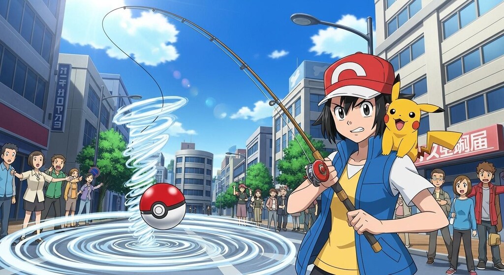 天然物のモンスターボールが釣れる場所