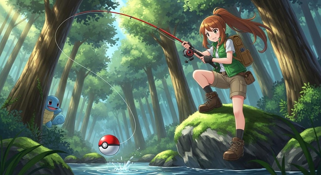 天然物のモンスターボールが釣れる場所