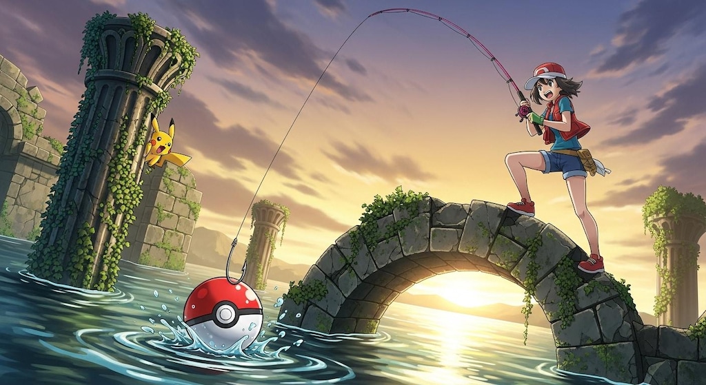 天然物のモンスターボールが釣れる場所