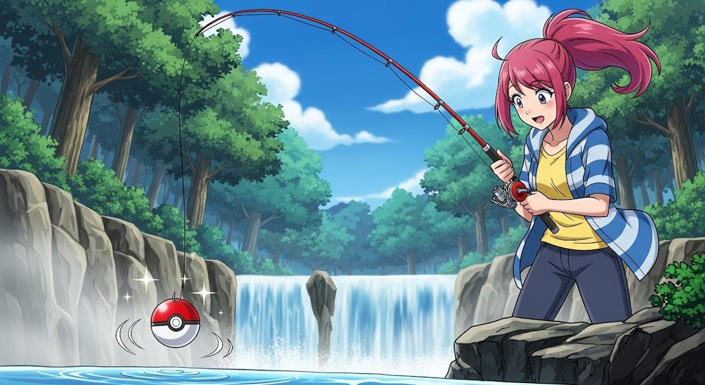 天然物のモンスターボールが釣れる場所