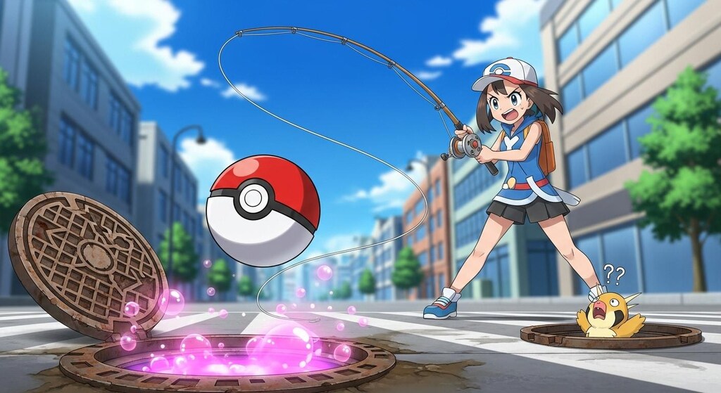 天然物のモンスターボールが釣れる場所