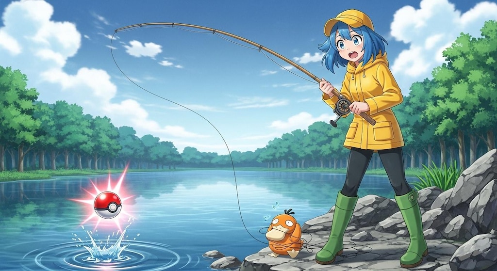 天然物のモンスターボールが釣れる場所