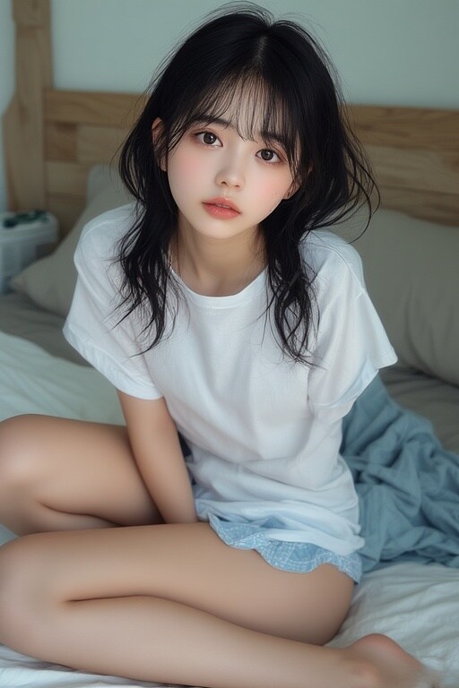 美少女+片腕