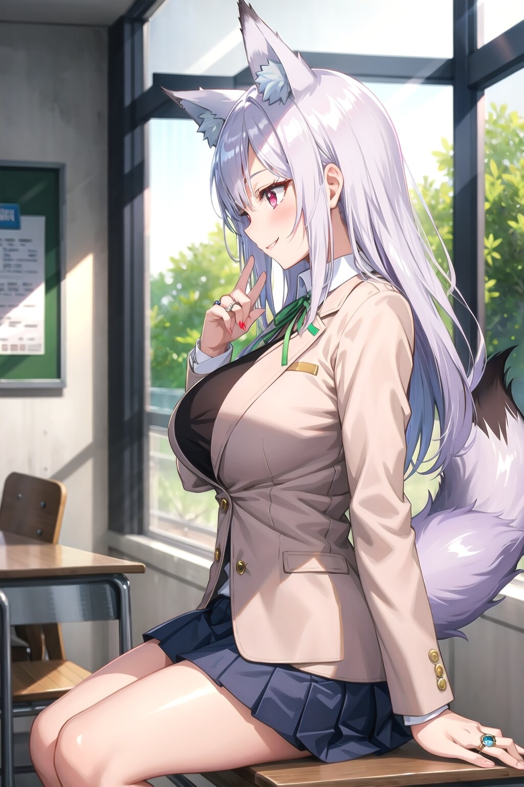 雰囲気のある横顔