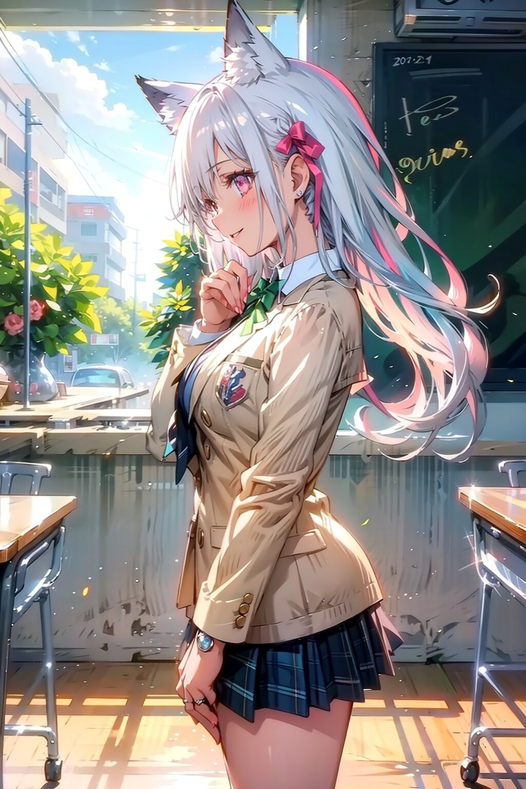 雰囲気のある横顔