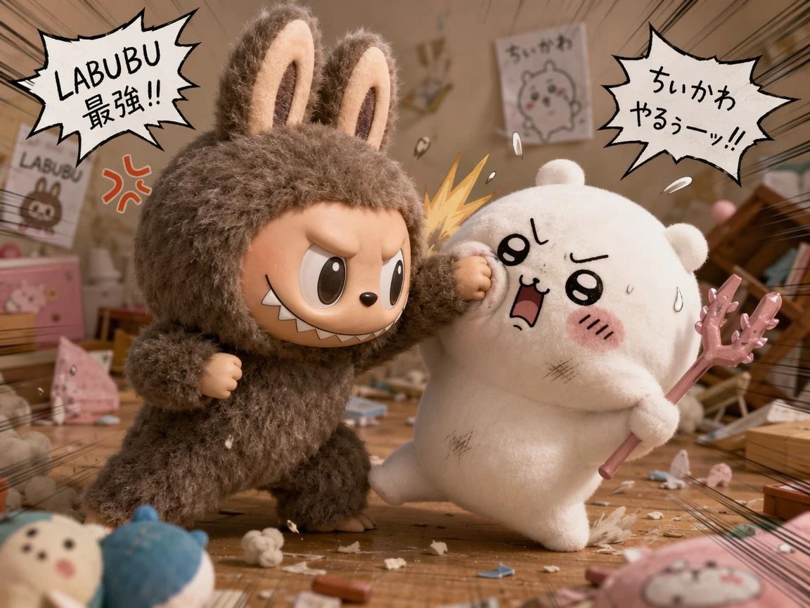 ラブブｖｓちいかわ