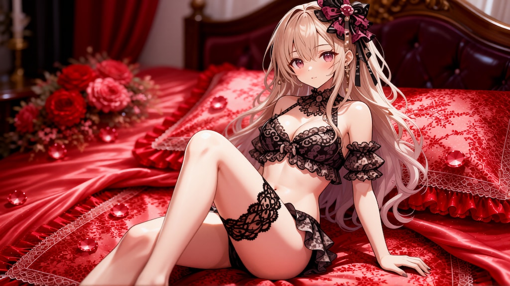 金髪少女と水着　その5-7