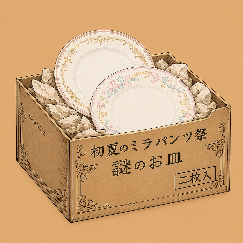謎のお皿配布終了‼️