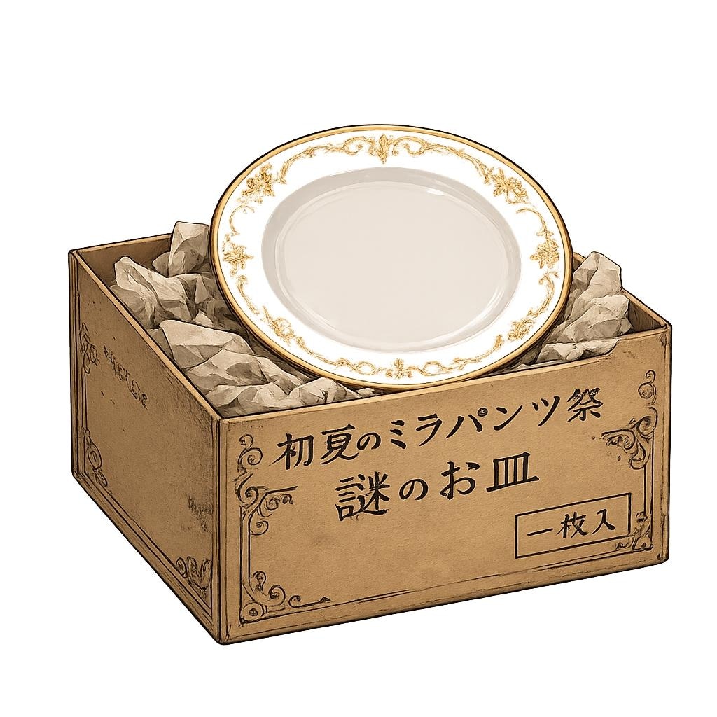 謎のお皿配布終了‼️