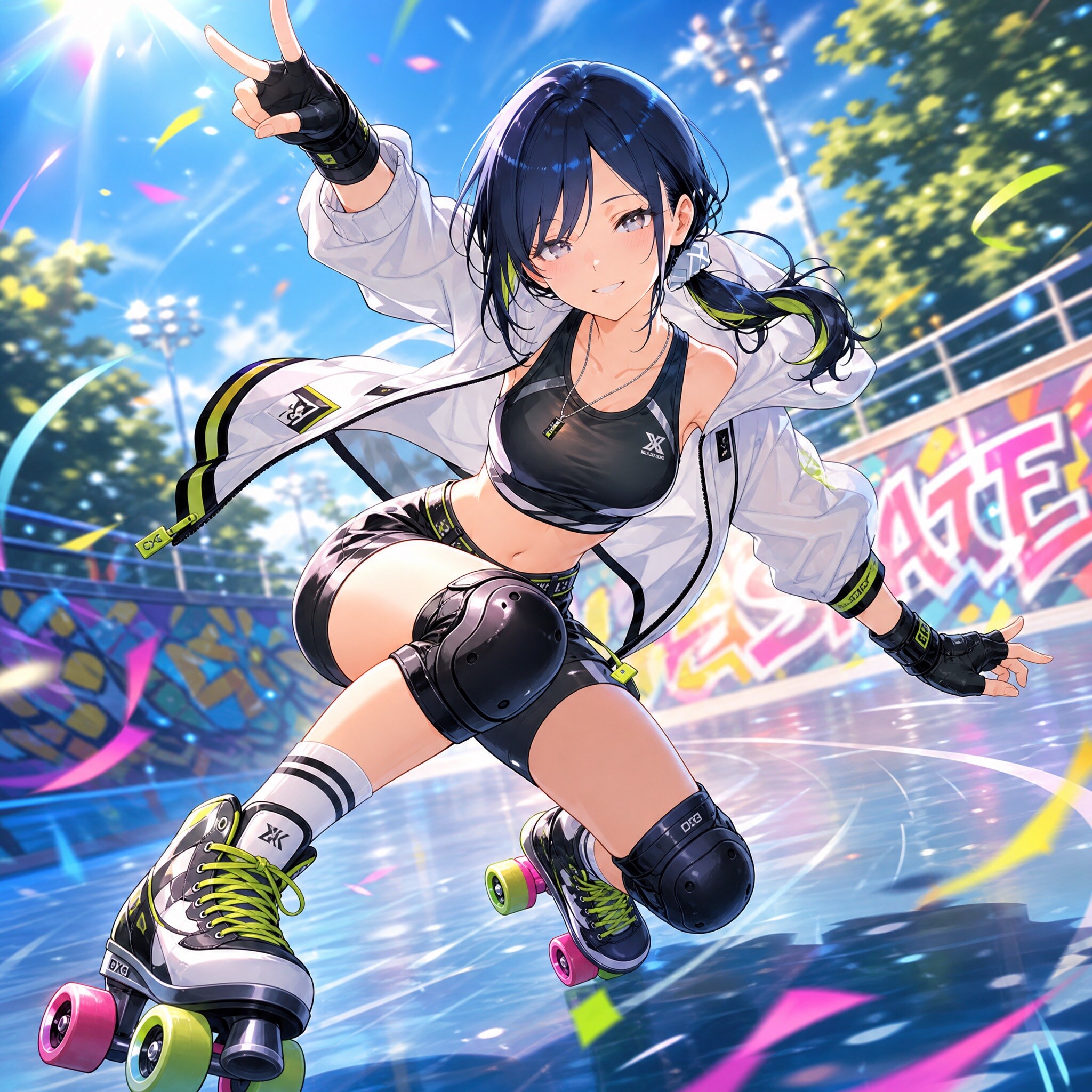 ローラースケート場の七瀬　219