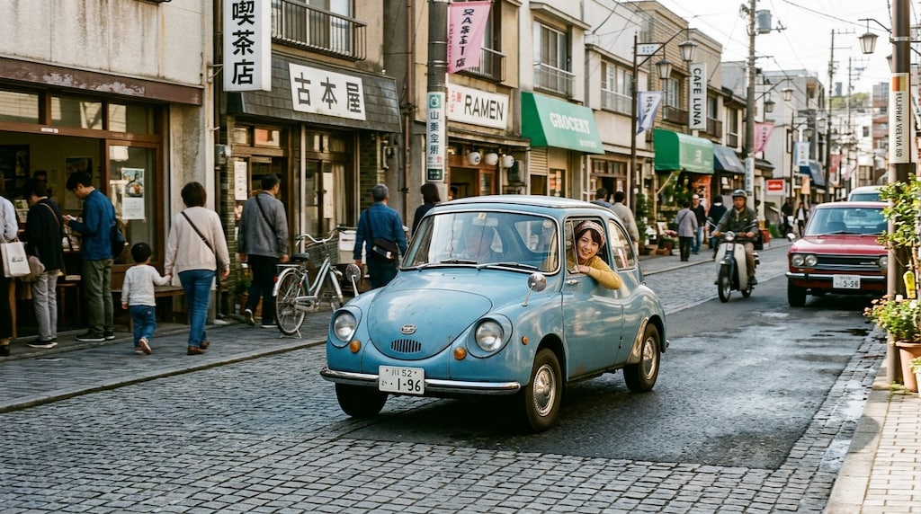 街を走るスバル３６０