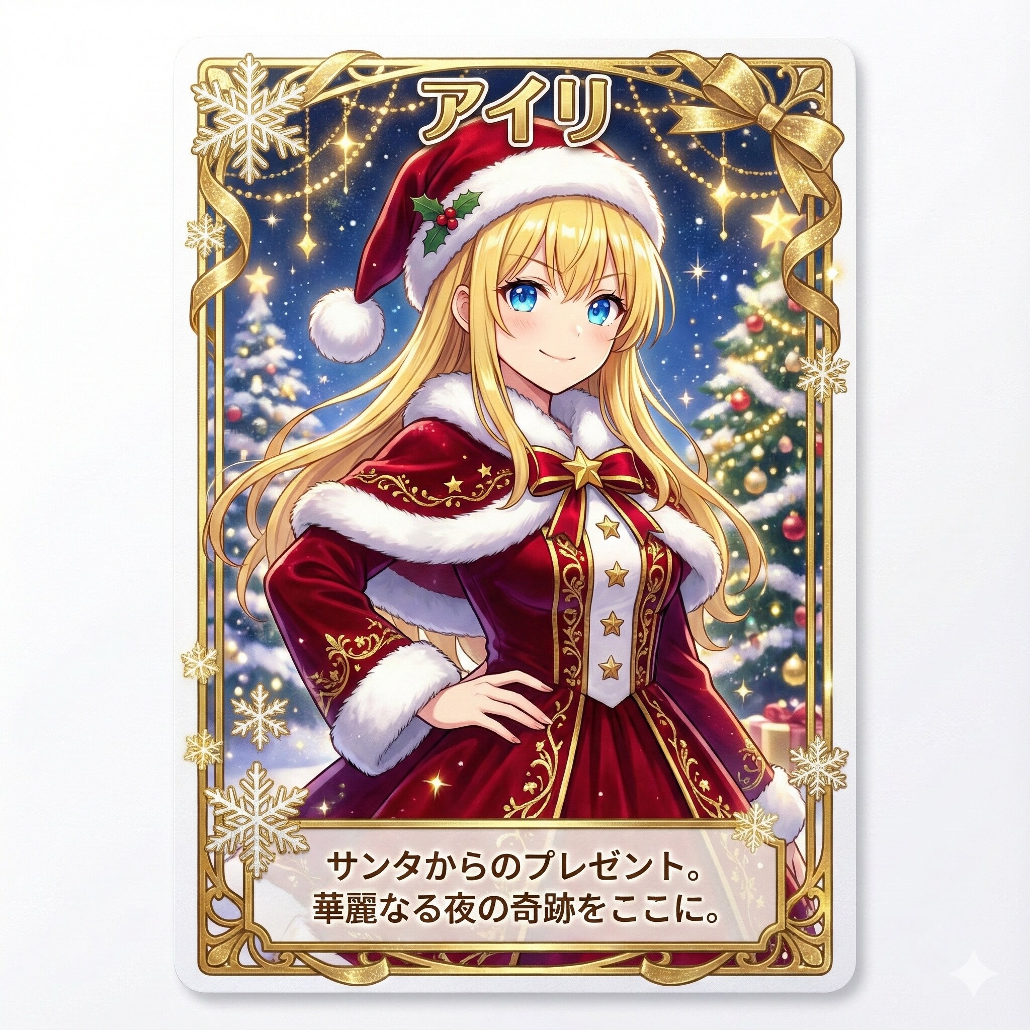 アイリ　Wednesdayサンタクロース　No.210　2025年12月24日(水) | の人気AIイラスト・グラビア