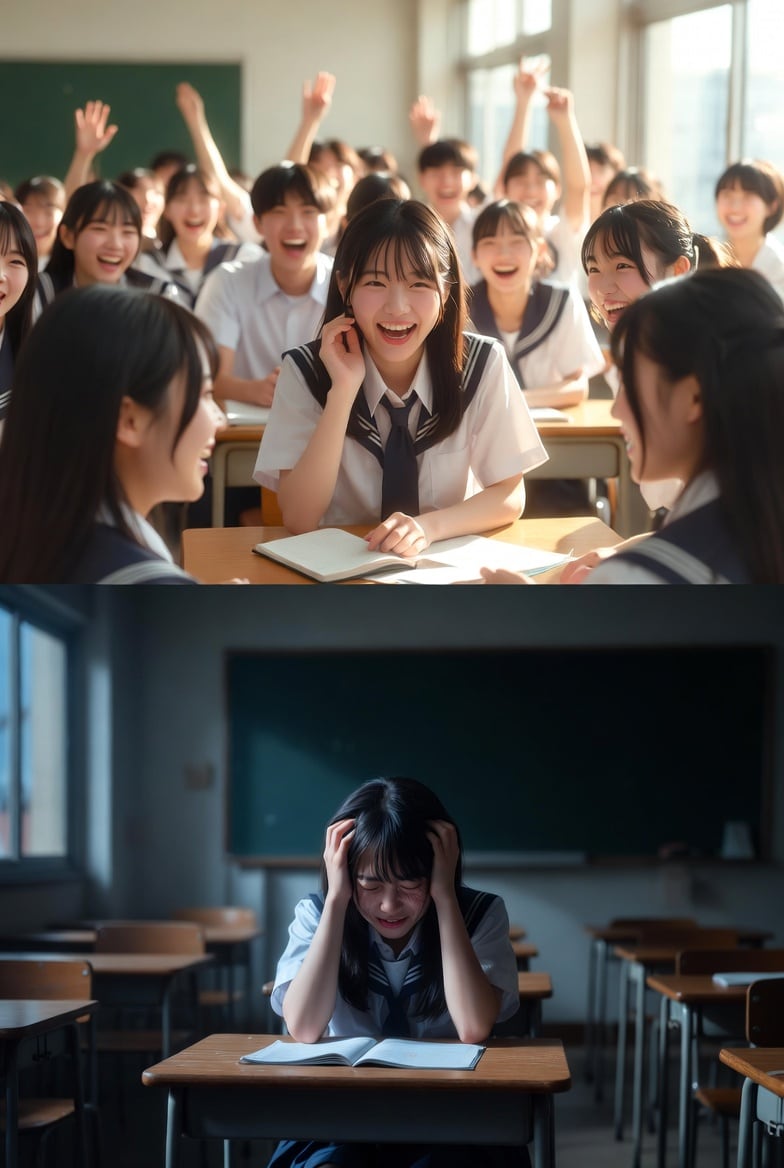 理想と現実 | の人気AIイラスト・グラビア