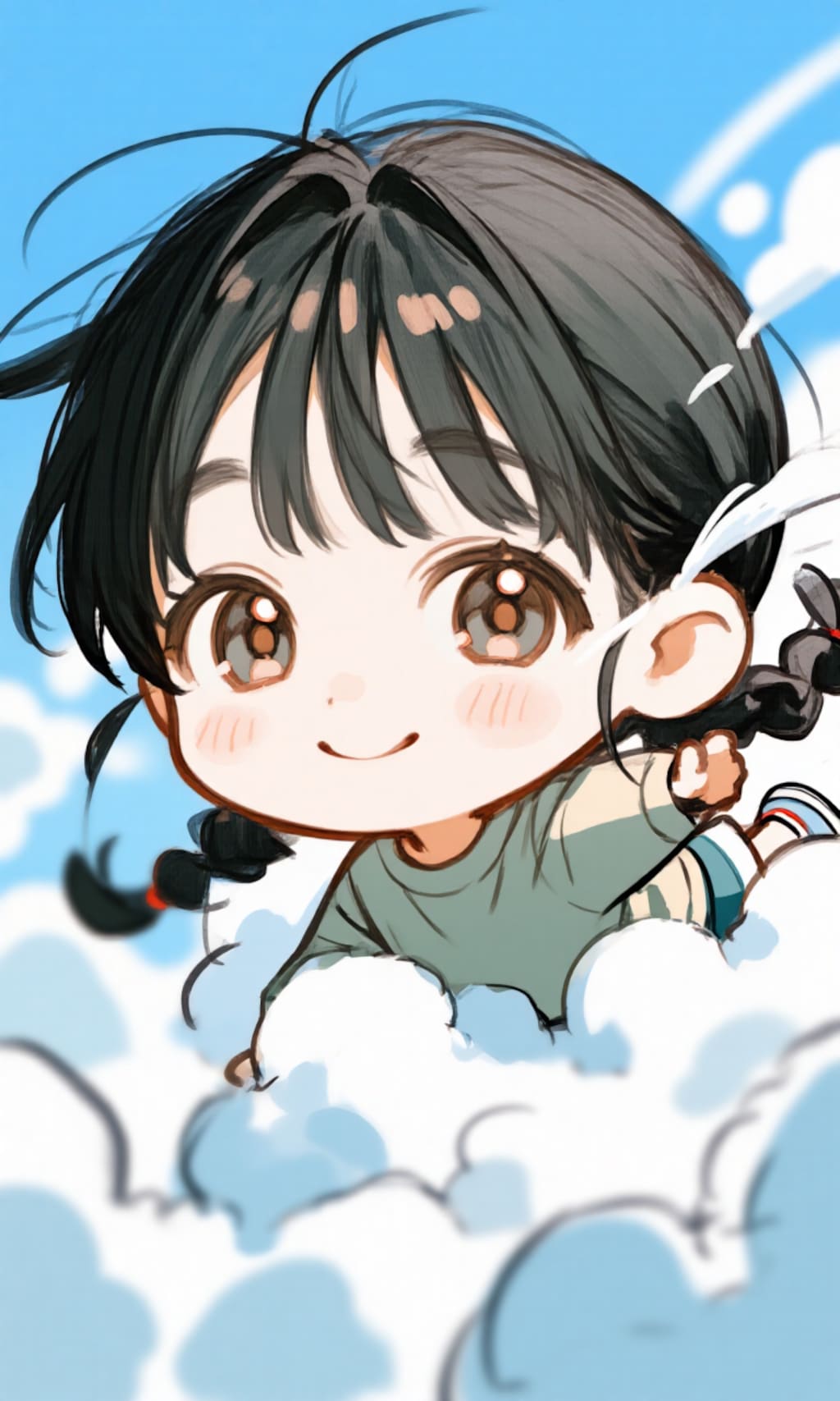 雲の上は晴だろな