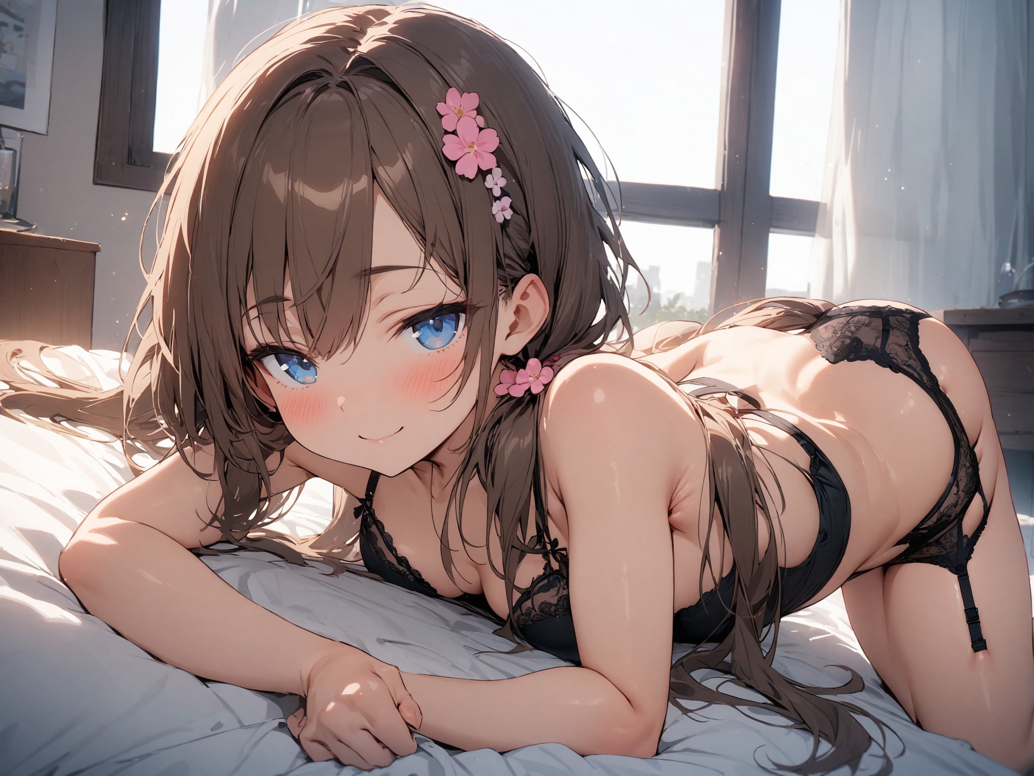 ベッドでごろごろ