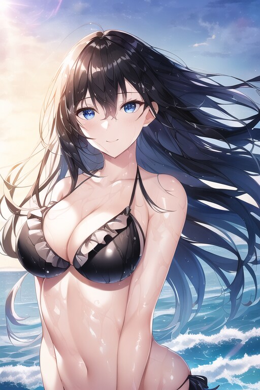 水着のお姉さん