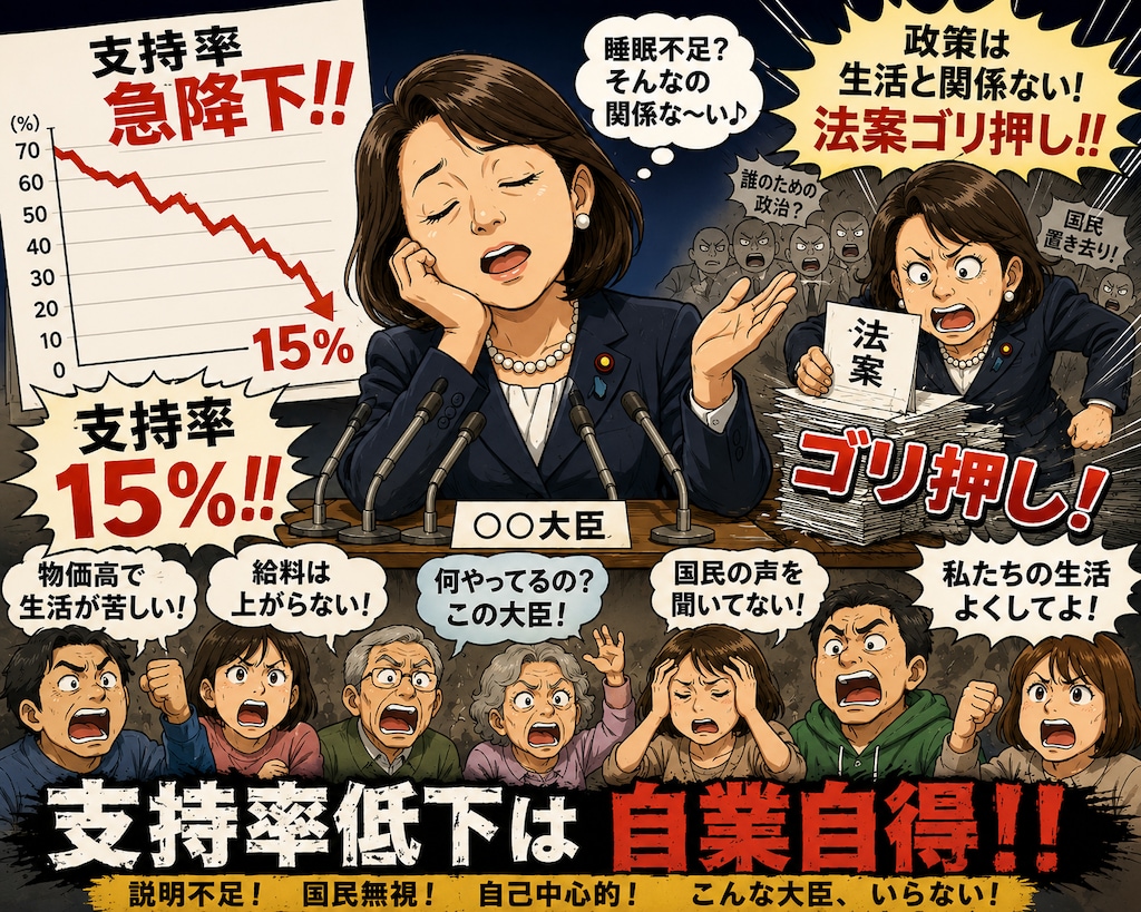 『支持率は、なぜ下がるのか。』