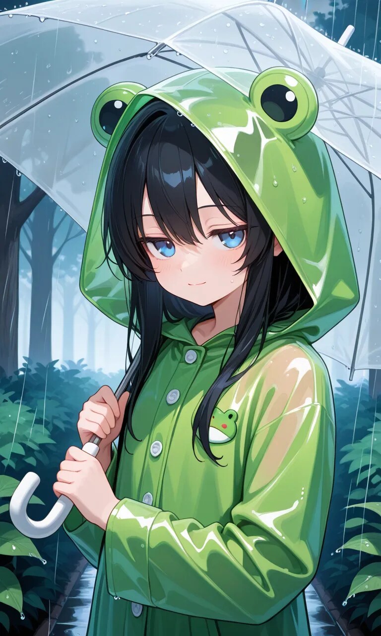 新しい雨具