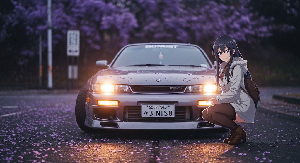 アニメキャラとシルビア