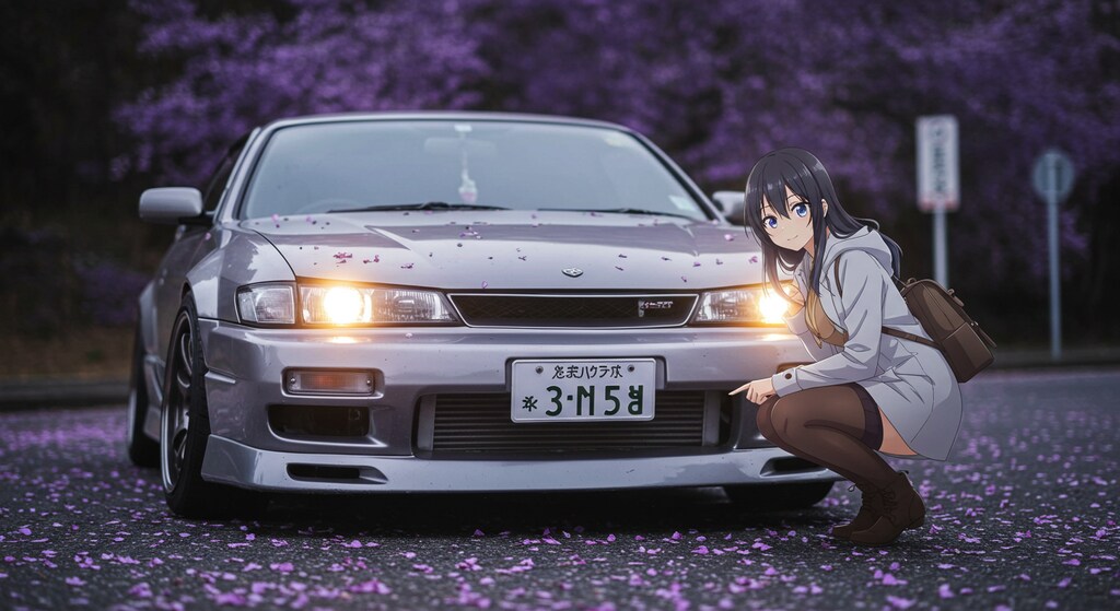 アニメキャラとシルビア