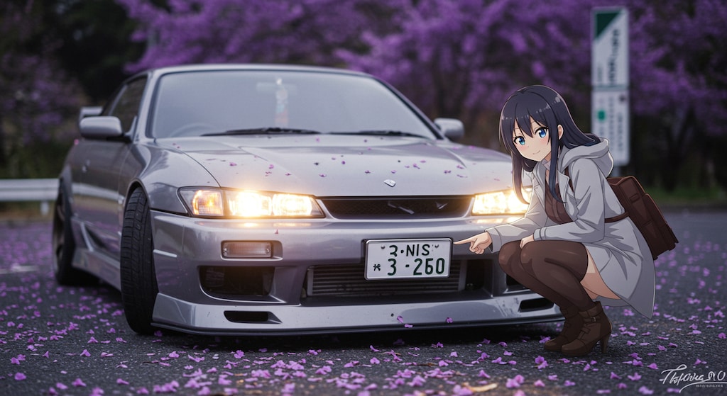 アニメキャラとシルビア