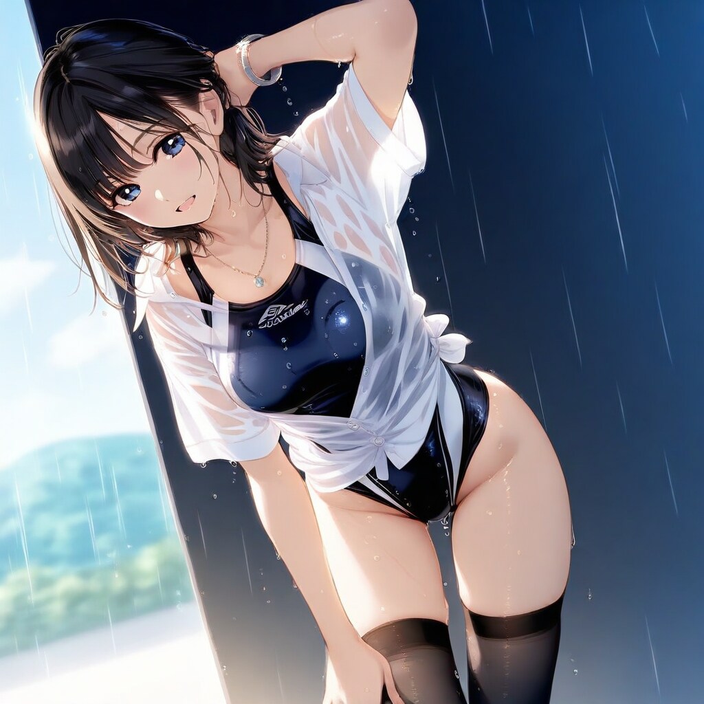濡れちゃったね…急なお天気雨にて